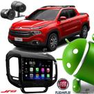 Central Multimídia Android Som Jr8 Diamond 9 Polegadas Fiat Toro 2016 à 2022 c/ Câmera Ré
