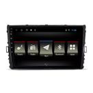 Central Multimídia Android Universal 9" Polegadas JR8 Diamond IPS Tela Vidro Duplo + câmera de ré Borboleta