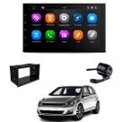 Central Multimídia CarPlay 2Din 7" Câmera de Ré Moldura 2din Golf 2006 2007 2008 2009 2010 2011 2012 2013