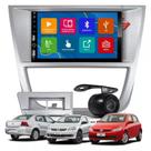 Central Multimídia Carplay Android Auto Saveiro G5 2010/13 Moldura + Câmera