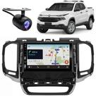 Central Multimídia Carplay Android Fiat Toro Moldura + Câmera BP