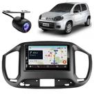 Central Multimídia Carplay Android Uno Vivace Moldura + Câmera PT