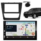 Central Multimídia Carplay Android Voyage G6 Moldura + Câmera Preto