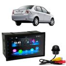 Central Multimídia Mp5 2 Din Bluetooth USB 7 Polegadas Faaftech + Moldura AP485 + Câmera de Ré