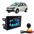 Central Multimídia Mp5 2 Din Bluetooth USB 7 Polegadas Faaftech + Moldura AP813 + Câmera de Ré