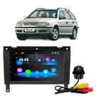 Central Multimídia Mp5 2 Din Bluetooth USB 7 Polegadas Faaftech + Moldura Preta AP723 + Câmera de Ré