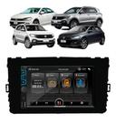 Central Multimídia MP5 2 Din Roadstar RS404BR 7" Espelhamento BT USB SD AUX + Câmera de Ré Borboleta + Moldura 2din Peça
