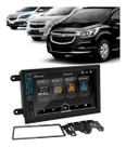 Central Multimídia MP5 2 Din Roadstar RS404BR 7" Espelhamento BT USB SD AUX + Câmera de Ré Borboleta + Moldura 2din Peça