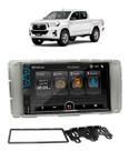 Central Multimídia MP5 2 Din Roadstar RS404BR 7" Espelhamento BT USB SD AUX + Câmera de Ré Borboleta + Moldura 2din Peça