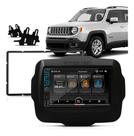Central Multimídia MP5 2 Din Roadstar RS404BR 7" Espelhamento BT USB SD AUX + Câmera de Ré Borboleta + Moldura 2din Peça