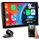 Central Multimídia MP5 Automotivo 9 Polegadas Carplay Android Auto Sem Fio Espelhamento iOS e Android Usb + Câmera de ré