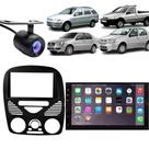 Central Multimídia Mp5 Fiat Siena G3 Câmera Moldura Tela Preto