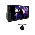 Central Multimídia MP5 Roadstar 7 Polegadas Full Touch 1DIN Android IOS USB Bluetooth-RS401BR MI + Camera de Ré