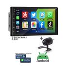 Central Multimídia Tela 7 Carplay Android Auto Sem Fio Wifi Mult-Tech T180