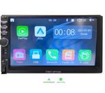 Central Multimídia Universal 2 Din MP10 7 Pol Carplay AndroidAuto Sem Fio - 8100CA First Option