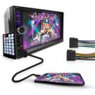 Central Multimídia Universal 2 Din MP5 Espelha Dvd BT