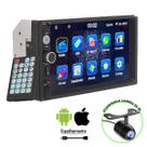 Central Multimídia Universal Mp5 2 Din Espelhamento 7 Pol com Bluetooth Usb Sd Radio