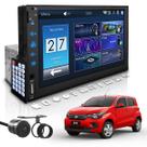 Central Multimídia Universal Mp5 7 Polegadas Espelha Dvd Câm Fiat Mobi