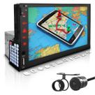 Central Multimídia Universal Radio Mp5 Bt 1 Din 7 Espelha Câmera de Ré