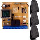 Central Placa Motor Portão Peccinin P2000 St + 3 Controles Tx Top 2 Canais