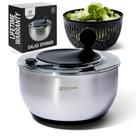 Centrífuga de Salada Nestware Kitchen 5 L em Aço Inoxidável Preto