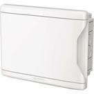 Centrinho Krona Pvc Branco Embutir Para 3 Disjuntores Nema / 4 Disjuntores Din Centrinho Krona Pvc Branco Embutir Para 3 Disjuntores Nema / 4 Disjuntores Din