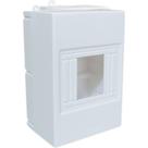 Centrinho Steck Pvc 04 Disjuntor Din Sobrepor Branco Sct4 Centrinho Steck Pvc 04 Disjuntor Din Sobrepor Branco Sct4