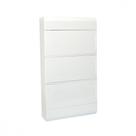 Centrinho Steck Pvc 36 Disjuntor Din Sobrepor Branco