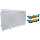 Centrinho Steck Pvc Embutir Branco Para 16 Disjuntores Din Com Barramento