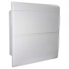 Centrinho Steck Pvc Embutir Branco Para 24 Disjuntores Din Sem Barramento Centrinho Steck Pvc Embutir Branco Para 24 Disjuntores Din Sem Barramento