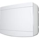 Centrinho Tigre Pvc Sobrepor Para 8 Disjuntores Din Sem Barramento Branco