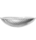 Centro 27x27x6,5cm De Mesa De Vidro Wave