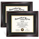 Centro de formatura Diploma Frame 21 x 29,7 cm com tapete 28 x 35,5 cm sem tapete