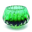 Centro De Mesa Beaune Verde Folha Em Murano - Labone
