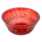 Centro de Mesa de Vidro Villari 9x24cm Vermelho - Vitazza