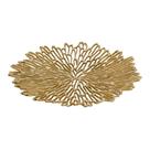 Centro de mesa decorativo em aluminio na cor dourado 4,5cm Centro de mesa decorativo em aluminio na cor dourado 4,5cm