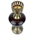 Centro de Mesa Decorativo Grande Vermelho e Dourado 32cm
