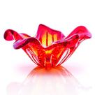 Centro De Mesa Em Cristal Murano Vermelho - São Marcos Centro De Mesa Em Cristal Murano Vermelho - São Marcos
