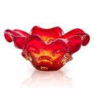Centro De Mesa Em Cristal Murano Vermelho - São Marcos Centro De Mesa Em Cristal Murano Vermelho - São Marcos