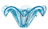 Centro De Mesa em Murano-Yasmim Azul Aquamarine G - Cristais Tavares