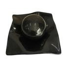 Centro de Mesa Fruteira 1 Esfera em Cerâmica Decor - Black Centro de Mesa Fruteira 1 Esfera em Cerâmica Decor - Black