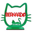 Centro de Mesa Gatinho Personalizado Kit com 10 unidades