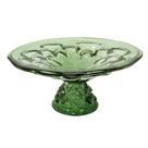Centro de Mesa Murano Italiano Verde Maior Lapidados c Base Centro de Mesa Murano Italiano Verde Maior Lapidados c Base