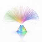 Centro de Mesa Pirâmide de Fibra Óptica blinkee 38 cm Luz LED