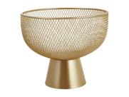 Centro De Mesa Posta Dourado Multiuso Decorativo Luxo Amostra Frutas Cozinha Decoração Sala