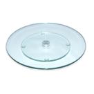 Centro de Mesa Prato Giratório Vidro 8mm Petisqueira 40cm