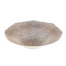 Centro De Mesa Vidro Decorativo Infinity Wolff Marrom