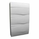 Centro Pvc Sobrepor 36 Disjuntores Padrão Din Brum Branco