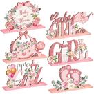 Centros de mesa CroBlissful Baby in Bloom It's a Girl x6