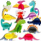 Centros de mesa Dinosaur Party Honeycomb Mocoosy 12 peças